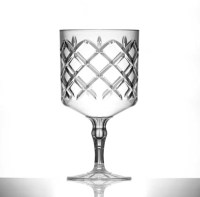 Elite Kristal cut 20oz Gin Goblet Polycarbonate Reusable Glasses