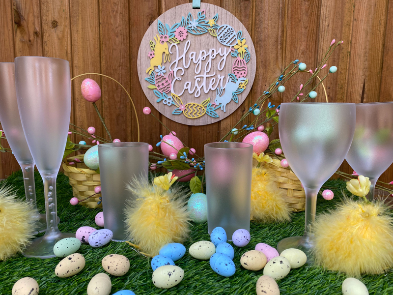 POLYCARBONATE GLASSES FOR EASTER CELEBRATIONS