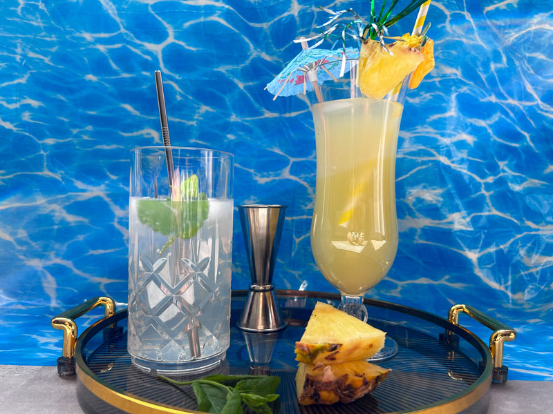 Polycarbonate cocktail glasses