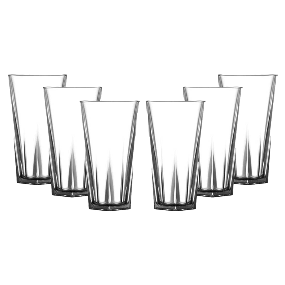 Penthouse five sided Pint Glasses set of 6