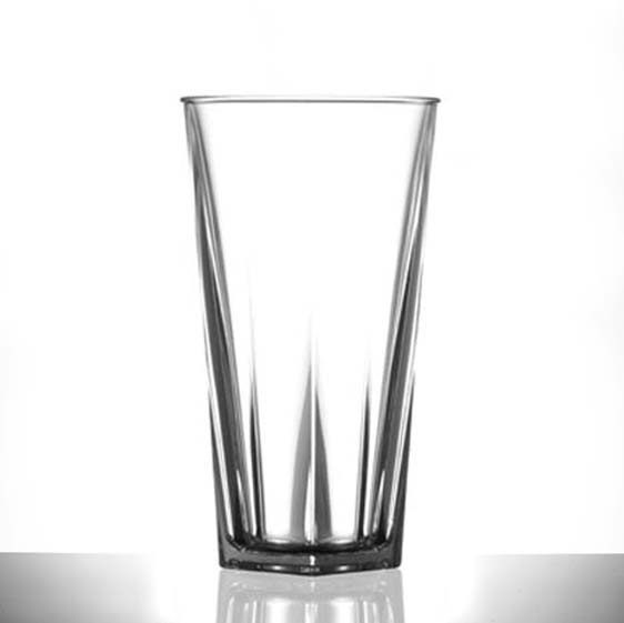 Elite Penthouse Five Sided Pint Polycarbonate Plastic Reusable glasses