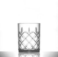 Elite Kristal cut 20oz Gin Goblet and 12oz Tumbler/Rocks Polycarbonate Reusable Glasses