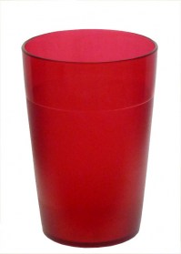 Set of 6 Polycarbonate Kids tumblers red