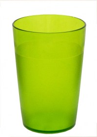 Set of 6 Polycarbonate Kids tumblers green